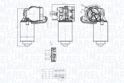 064373500010 MAGNETI MARELLI motor stieračov 064373500010 MAGNETI MARELLI