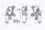 064071800010 Motor stěračů MAGNETI MARELLI