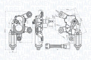 064073100010 MAGNETI MARELLI motor stieračov 064073100010 MAGNETI MARELLI