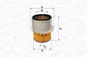 153071762513 MAGNETI MARELLI vzduchový filter 153071762513 MAGNETI MARELLI