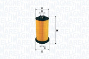 153071762484 MAGNETI MARELLI palivový filter 153071762484 MAGNETI MARELLI