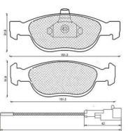 430216171199 Sada brzdových destiček, kotoučová brzda MAGNETI MARELLI