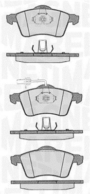 363916060419 MAGNETI MARELLI sada brzdových platničiek kotúčovej brzdy 363916060419 MAGNETI MARELLI