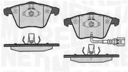 363916060610 Sada brzdových destiček, kotoučová brzda MAGNETI MARELLI