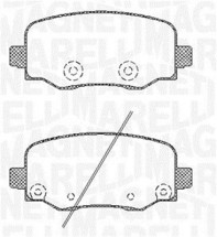 363916060794 MAGNETI MARELLI sada brzdových platničiek kotúčovej brzdy 363916060794 MAGNETI MARELLI