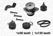 341403680002 MAGNETI MARELLI vodné čerpadlo + sada ozubeného remeňa 341403680002 MAGNETI MARELLI