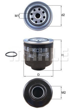 154703878370 Palivový filtr MAGNETI MARELLI