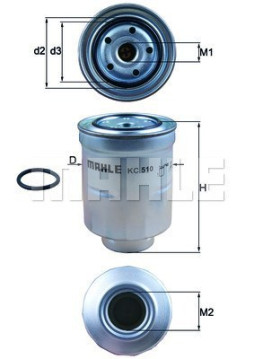 154072390728 Palivový filtr MAGNETI MARELLI