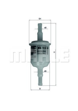 154070001510 Palivový filtr MAGNETI MARELLI