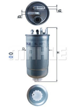 154084279730 Palivový filtr MAGNETI MARELLI