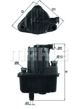 154068328690 Palivový filtr MAGNETI MARELLI