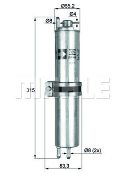 154066216190 MAGNETI MARELLI palivový filter 154066216190 MAGNETI MARELLI