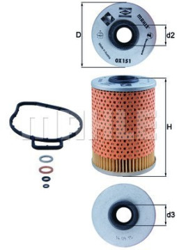 154087827990 MAGNETI MARELLI olejový filter 154087827990 MAGNETI MARELLI