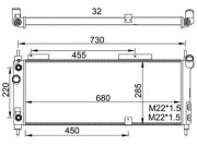 359000301060 Chladič, chlazení motoru MAGNETI MARELLI