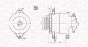 063731183010 MAGNETI MARELLI alternátor 063731183010 MAGNETI MARELLI