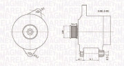 063731696010 MAGNETI MARELLI alternátor 063731696010 MAGNETI MARELLI