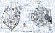 063731725010 MAGNETI MARELLI alternátor 063731725010 MAGNETI MARELLI