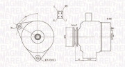 063731783010 MAGNETI MARELLI alternátor 063731783010 MAGNETI MARELLI