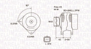 063731863010 MAGNETI MARELLI alternátor 063731863010 MAGNETI MARELLI