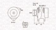 063731903010 MAGNETI MARELLI alternátor 063731903010 MAGNETI MARELLI