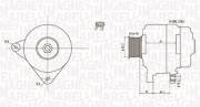 063731972010 MAGNETI MARELLI alternátor 063731972010 MAGNETI MARELLI