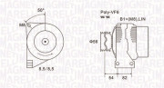 063732028010 MAGNETI MARELLI alternátor 063732028010 MAGNETI MARELLI