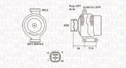 063732036010 MAGNETI MARELLI alternátor 063732036010 MAGNETI MARELLI