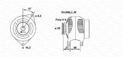 943356961010 MAGNETI MARELLI alternátor 943356961010 MAGNETI MARELLI