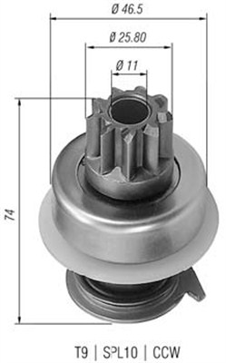 940113020062 MAGNETI MARELLI pastorok żtartéra 940113020062 MAGNETI MARELLI