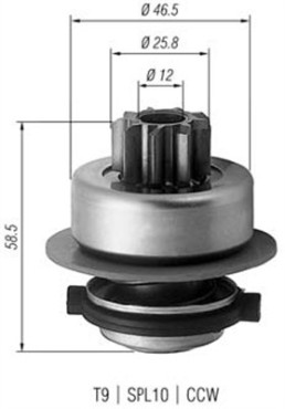 940113020171 MAGNETI MARELLI pastorok żtartéra 940113020171 MAGNETI MARELLI