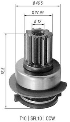 940113020223 Pastorek, startér MAGNETI MARELLI