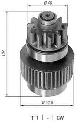 940113020300 MAGNETI MARELLI pastorok żtartéra 940113020300 MAGNETI MARELLI