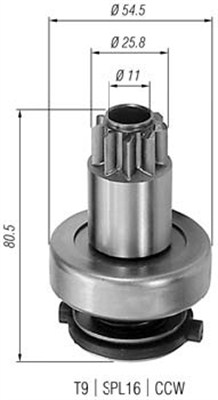 940113020304 MAGNETI MARELLI pastorok żtartéra 940113020304 MAGNETI MARELLI