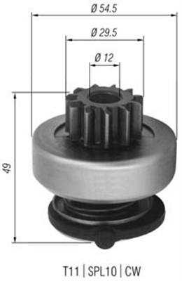 940113020352 MAGNETI MARELLI pastorok żtartéra 940113020352 MAGNETI MARELLI