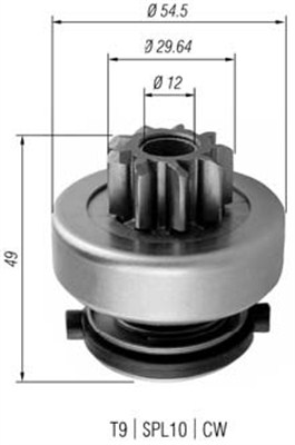 940113020354 MAGNETI MARELLI pastorok żtartéra 940113020354 MAGNETI MARELLI