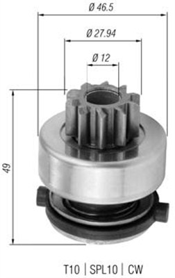 940113020357 MAGNETI MARELLI pastorok żtartéra 940113020357 MAGNETI MARELLI