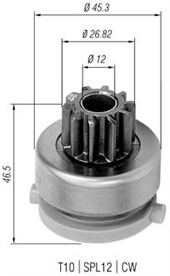 940113020439 Pastorek, startér MAGNETI MARELLI