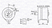 063324145010 MAGNETI MARELLI alternátor 063324145010 MAGNETI MARELLI