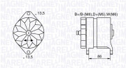 063536895380 generátor MAGNETI MARELLI