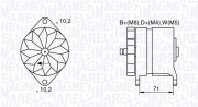 063534681240 MAGNETI MARELLI alternátor 063534681240 MAGNETI MARELLI