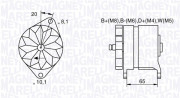 063534681400 MAGNETI MARELLI alternátor 063534681400 MAGNETI MARELLI