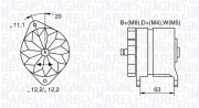 063534690480 MAGNETI MARELLI alternátor 063534690480 MAGNETI MARELLI