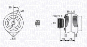 063532623010 MAGNETI MARELLI alternátor 063532623010 MAGNETI MARELLI