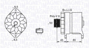 063532633010 MAGNETI MARELLI alternátor 063532633010 MAGNETI MARELLI