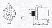 063532637010 MAGNETI MARELLI alternátor 063532637010 MAGNETI MARELLI