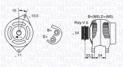 063377016010 MAGNETI MARELLI alternátor 063377016010 MAGNETI MARELLI