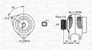 063377301010 MAGNETI MARELLI alternátor 063377301010 MAGNETI MARELLI