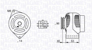 063377427010 MAGNETI MARELLI alternátor 063377427010 MAGNETI MARELLI