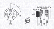 063377435010 MAGNETI MARELLI alternátor 063377435010 MAGNETI MARELLI