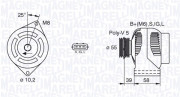 063377437010 generátor MAGNETI MARELLI